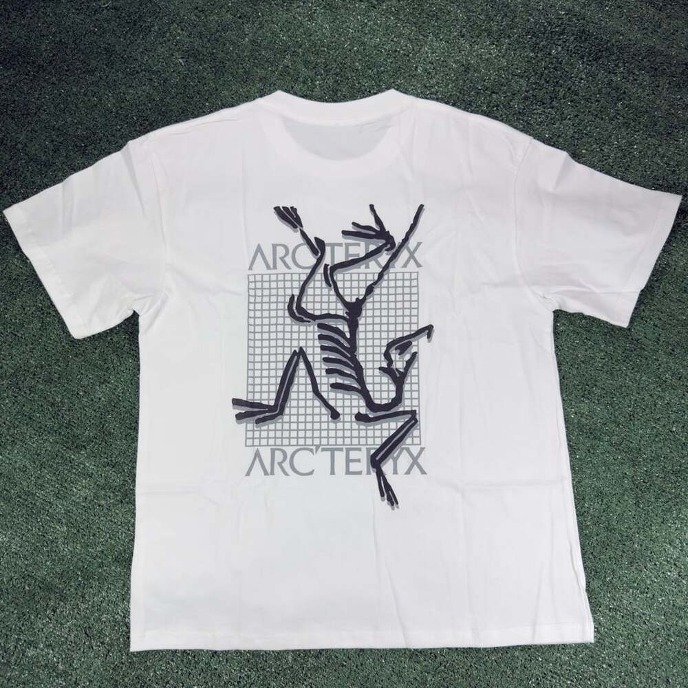 Arc'teryx T-Shirt Size M White Graphic Skeleton Bird Logo